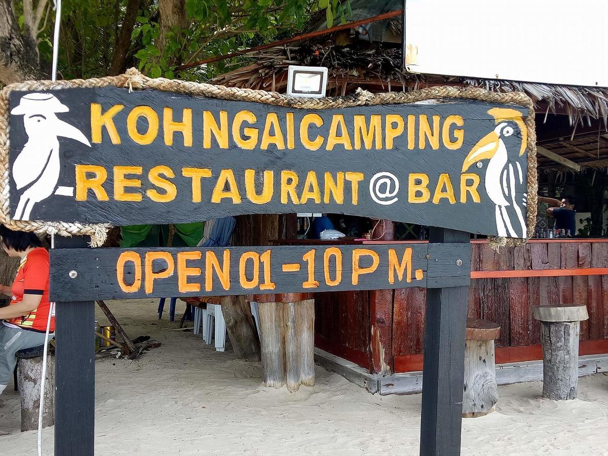 Koh Ngai Camping Restaurant @ Bar Exteriér fotografie