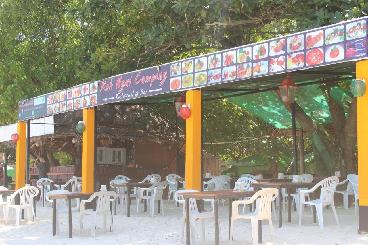 Koh Ngai Camping Restaurant @ Bar Exteriér fotografie